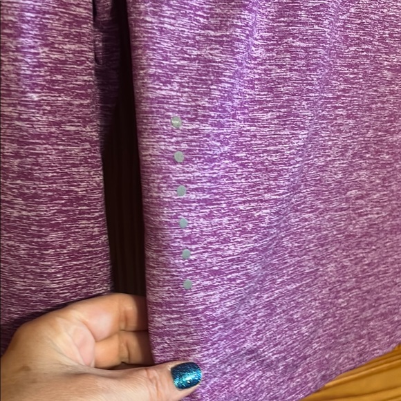Nike DRI-Fit Women's Heathered Purple Running Hoodie - Picture 8 of 8